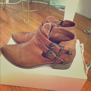 Frye Leather Western Booties